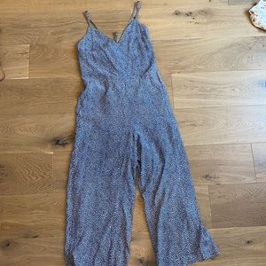 Gap floral wide leg jumpsuit
